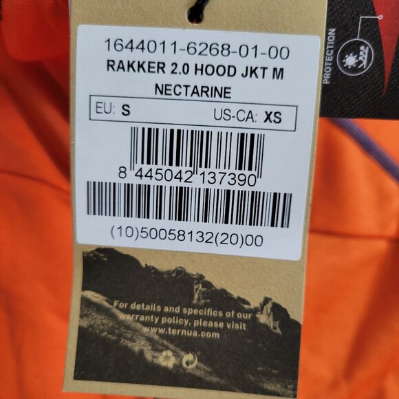 Ternua Rakker 2.0 Hooded Jacket Nectarine - Picture 5 of 5